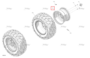 Глубокий чёрный 14 дюйм обод × 8.5 Can-Am 705403593