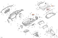 705019227 Разделительная панель для квадроциклов Can-Am OUTLANDER G3