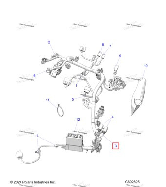 4012170 DIAGNOSTIC крышка с клипса