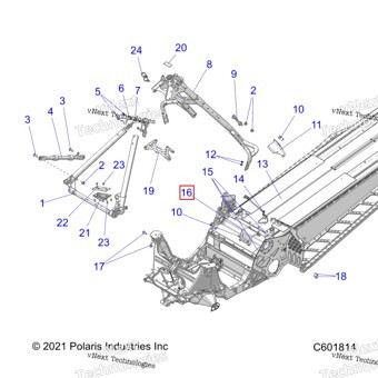 5258618 AIRBOX опора кронштейн