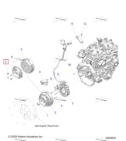 7519145 Шестигранный винт фланцевый 6 мм × 1.0 мм