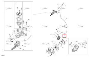 Тормозной суппорт c Ski-Doo 507032763