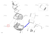 Впуск глушитель включает 10 a to 10 a4 Can-Am Outlander 4x4 DPS 700 (2025) (707801052)