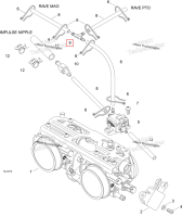 T фитинг Ski-Doo Expedition TUV 600 H.O. SDI REV-XU (2009) (420660550)