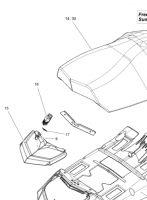 510005623 Защелка крышки Ski-Doo LATCH