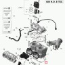 Прокладка под циллиндры 0.7 мм 600 E-TEC 420431162