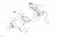 517306884 Панель боковая левая черная G4 19 Ski-Doo LH PANEL (517307324)