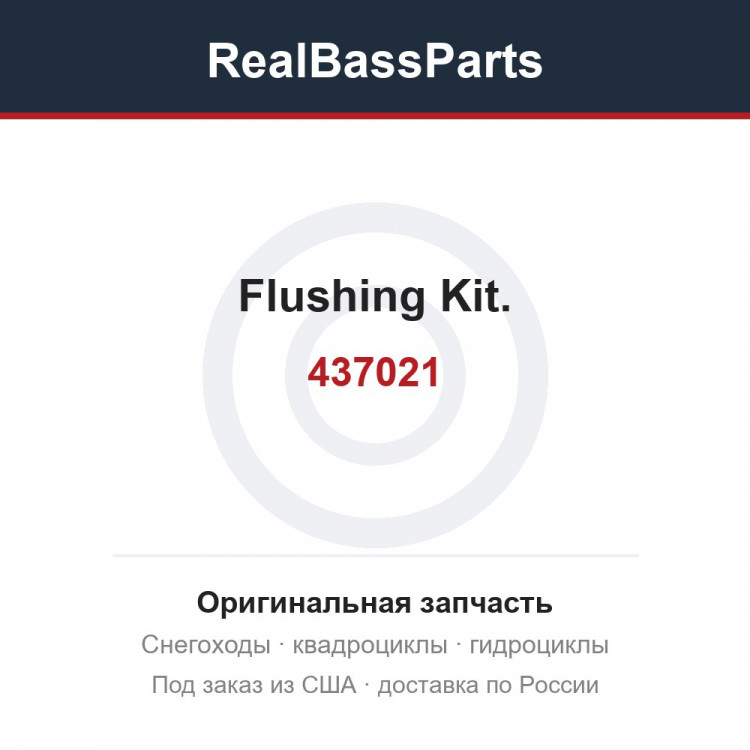 437021 Flushing Kit.,