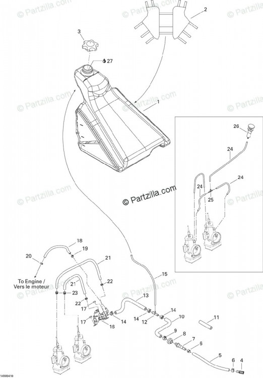 513033075 TANK COVER  Накладка на бензобак