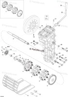 605253104 ARBRE ENTRAI.  *DRIVE AXLE  Вал приводной