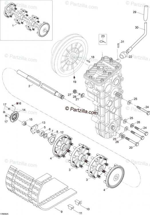 605253104 ARBRE ENTRAI.  *DRIVE AXLE  Вал приводной