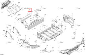Верхний Acoustic Insulation крышка Can-Am 708304322