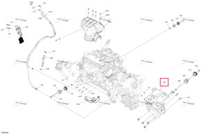 Задний двигатель опора Can-Am 707002713
