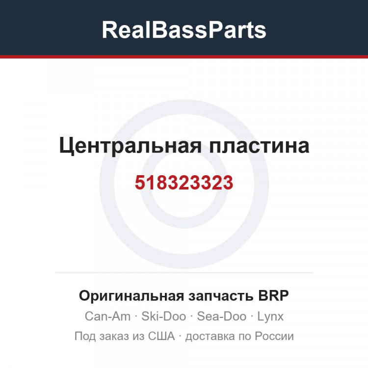 518323323 Центральная пластина