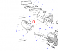 1206270 Патрубок впускной TURBO Polaris