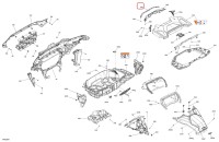 705211758 Усилитель передней крышки багажника для квадроциклов Can-Am OUTLANDER G3