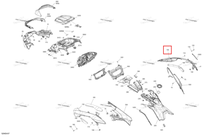 Правый передний капот Ski-Doo 517308811