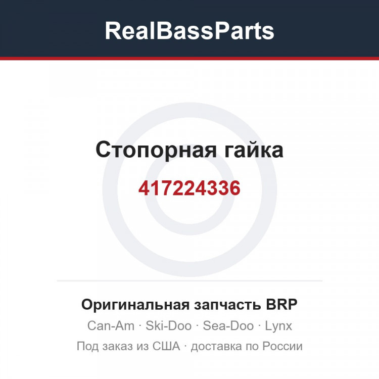 417224336 Стопорная гайка