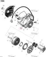 Крышка Can-Am Outlander 1000 EFI DPS XT XT-P (2014) (420611134)