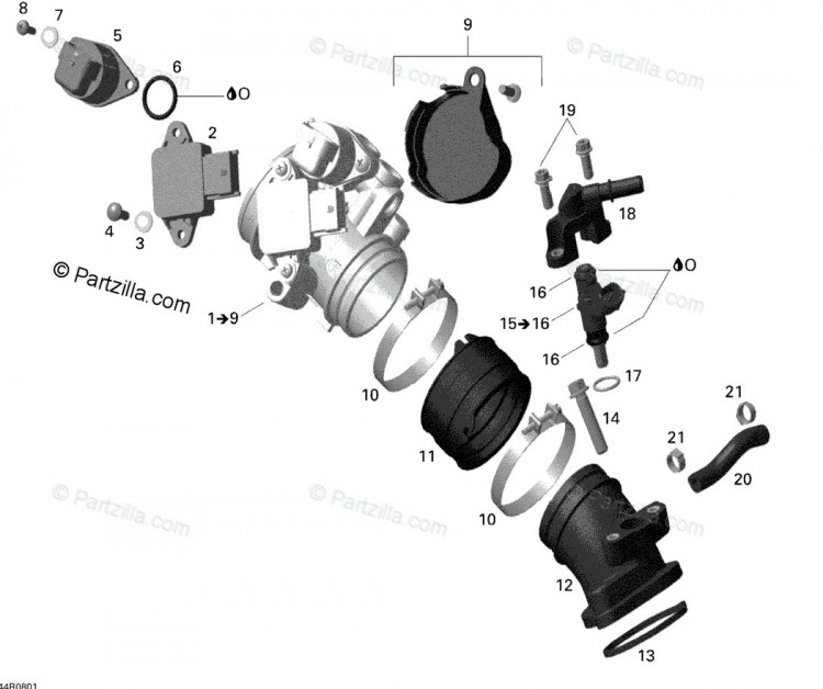 420260420 Шланг 88 MM, MAPS SENSOR