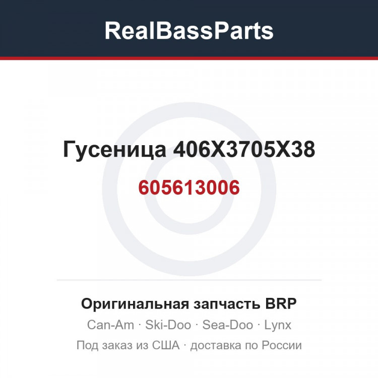605613006 Гусеница 406X3705X38