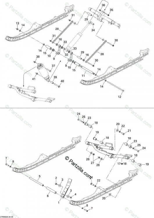 503191352 BOULON LONG    *LONG BOLT  Болт