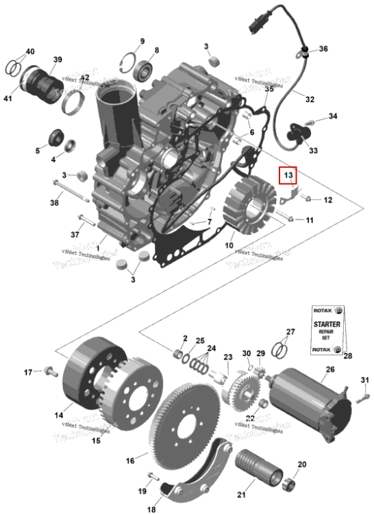Retaining пластина Sea-Doo RXP 325 X (2026) (420926303)