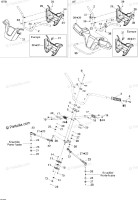 709400313 COUVRE GUIDON  *STEERING COVER  Накладка руля пластиковая, задняя