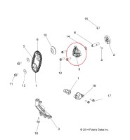 5138320 Крышка масляного насоса для квадроциклов Polaris SPORTSMAN 570 5138320