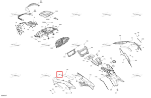Левый передний капот Ski-Doo 517308813