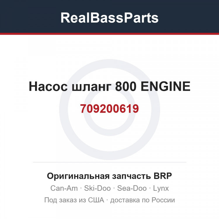 709200619 Насос шланг 800 ENGINE
