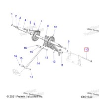 7519200 Винт шестигранный фланцевый M8 X1 25 X150 8.8 ZOD