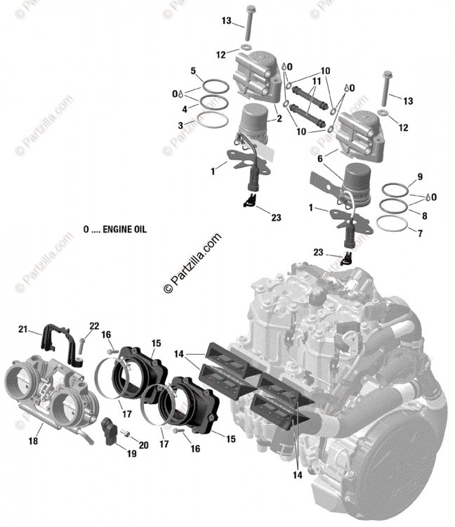 420840096 Болт форсунки SCREW-HEX.M8 X 60 Болт M8 X 60