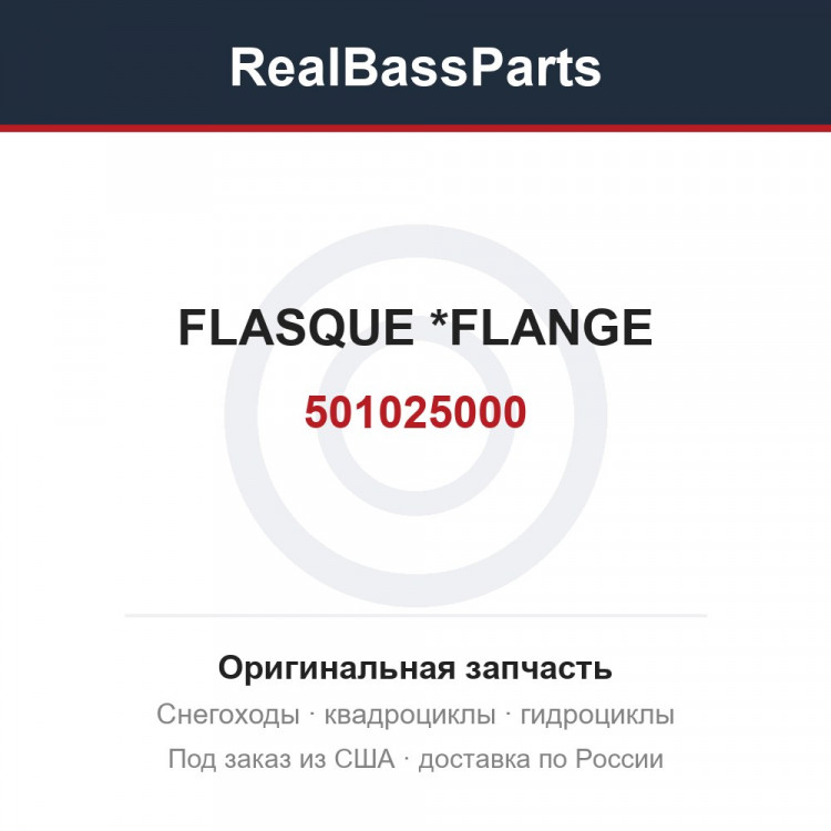 501025000 FLASQUE        *FLANGE