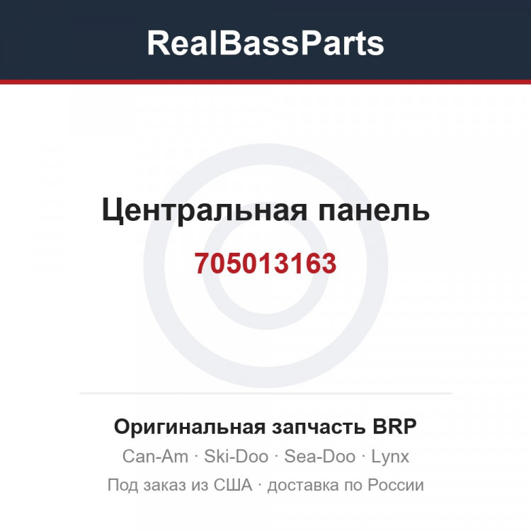 705013163 Центральная панель