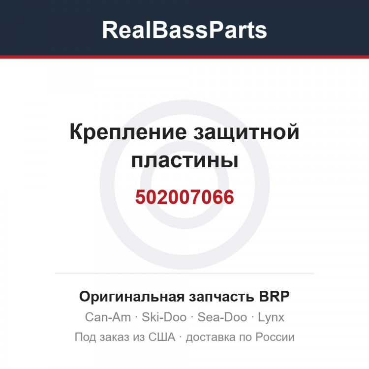 502007066 Крепление защитной пластины