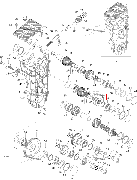 Стопорное кольцо стопорное кольцо Ski-Doo Expedition TUV V800 4-TEC (2009) (M617450028)
