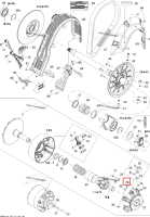 Винт установочный Ski-Doo GTX LE 1200 4-TEC (2009) (605354708)