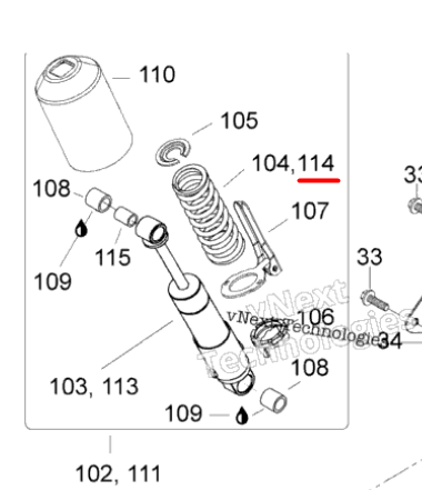 503191848 Пружина SPRING 50-90N/MM 237MM