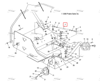 Тяга DRAG LINK STEEL чёрный Polaris Widetrak LX (2006) (5334113-067)