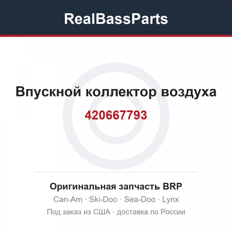 420667793 Впускной коллектор воздуха