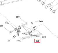 505073731 Тяга стабилизатора Ski-Doo 505072798 505073054 