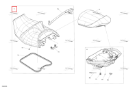 Millenium жёлтый водителя сиденье в сборе включает 10 to 10 h Sea-Doo RXT-X 300 (2023) (269003553)