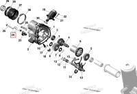 Linear датчик положения Sea-Doo RXT-X 300 (2023) (420665952)