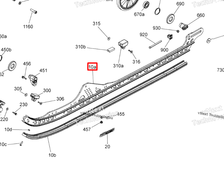 503195549 Рельса 154 Ski-Doo 503195965 503195553 503195480 503195160 503195137 503195162 503195072 503195070 503195068 503195066 503194510 503194512 503194287