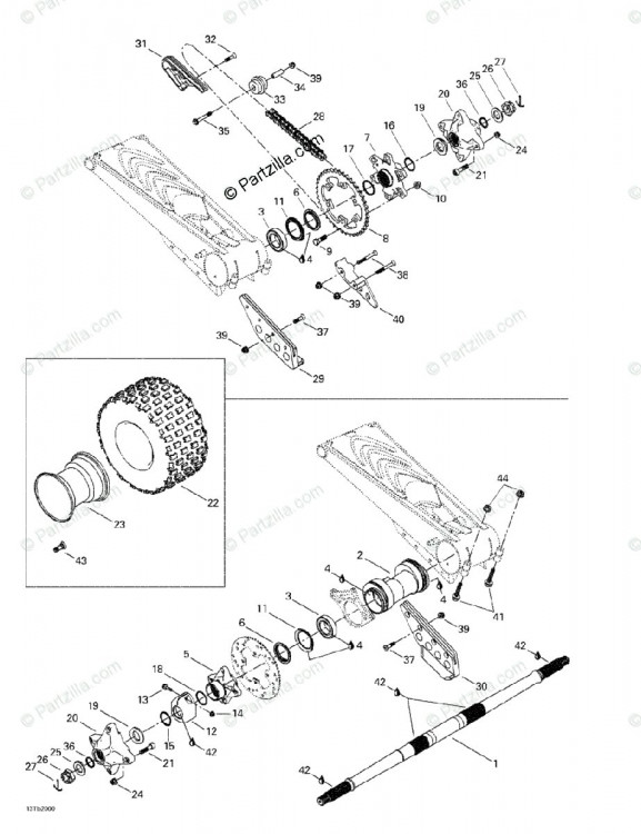 705500108 CAN-AM - RING RETAINER