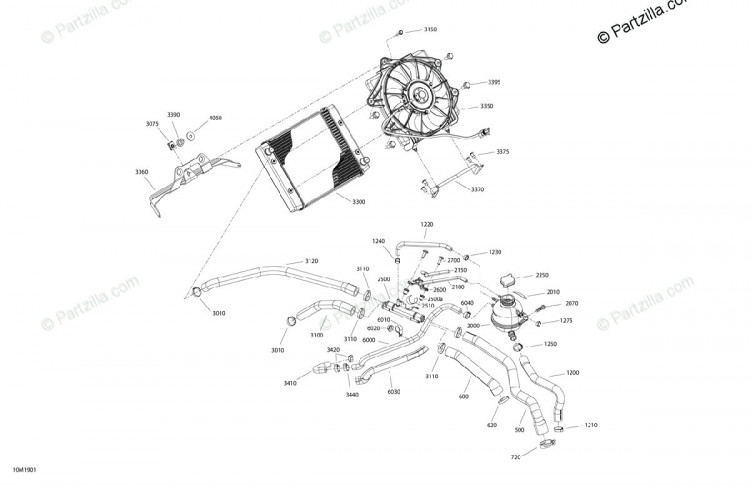 509001013 Выпускной шланг двигателя
