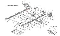 7512659 Болт ролика катка гусеницы для снегоходов Polaris WIDETRAK LX 7512659