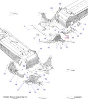 1028706 В сборе клипса левый включает STUDS REQUIRES ADHESIVE