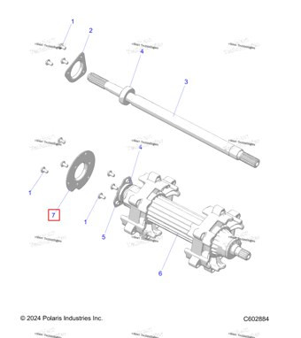 5260212 FLANGETTE 52 мм сиденье 72 мм